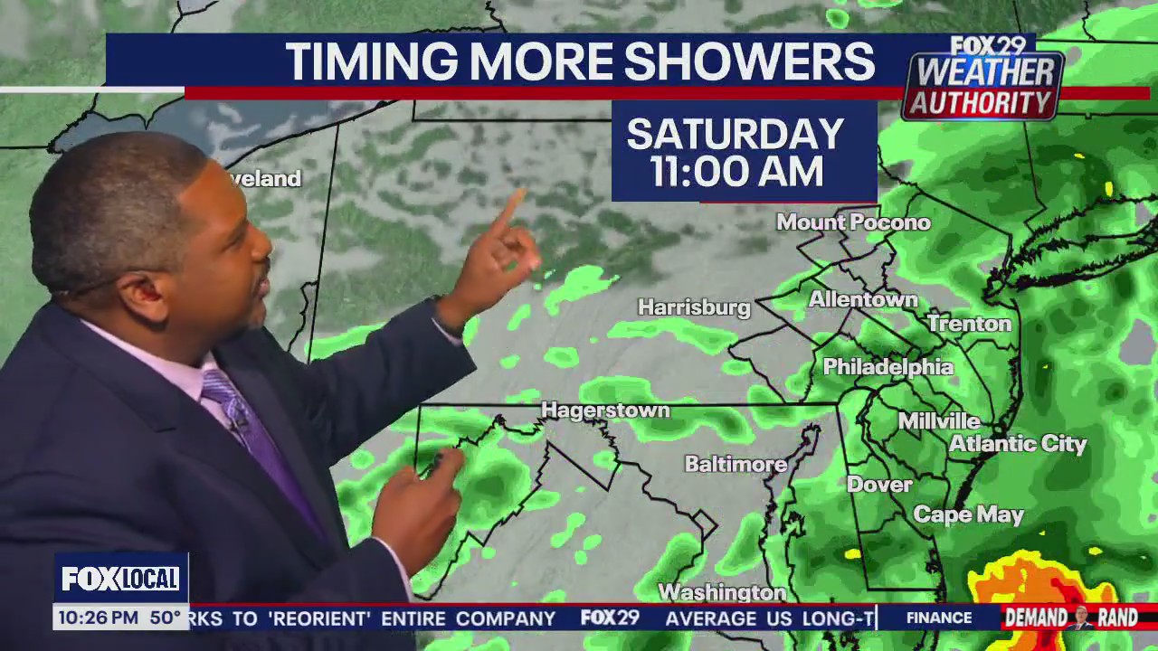 Weather Authority: Friday 10 p.m. forecast | FOX 29 Philadelphia