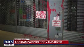 AOC campaign office vandalized