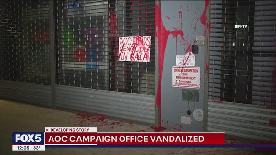 AOC campaign office vandalized