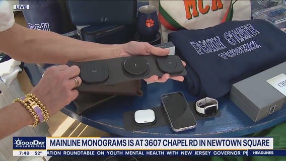 Shopping for personalized graduation gifts in Newtown Square