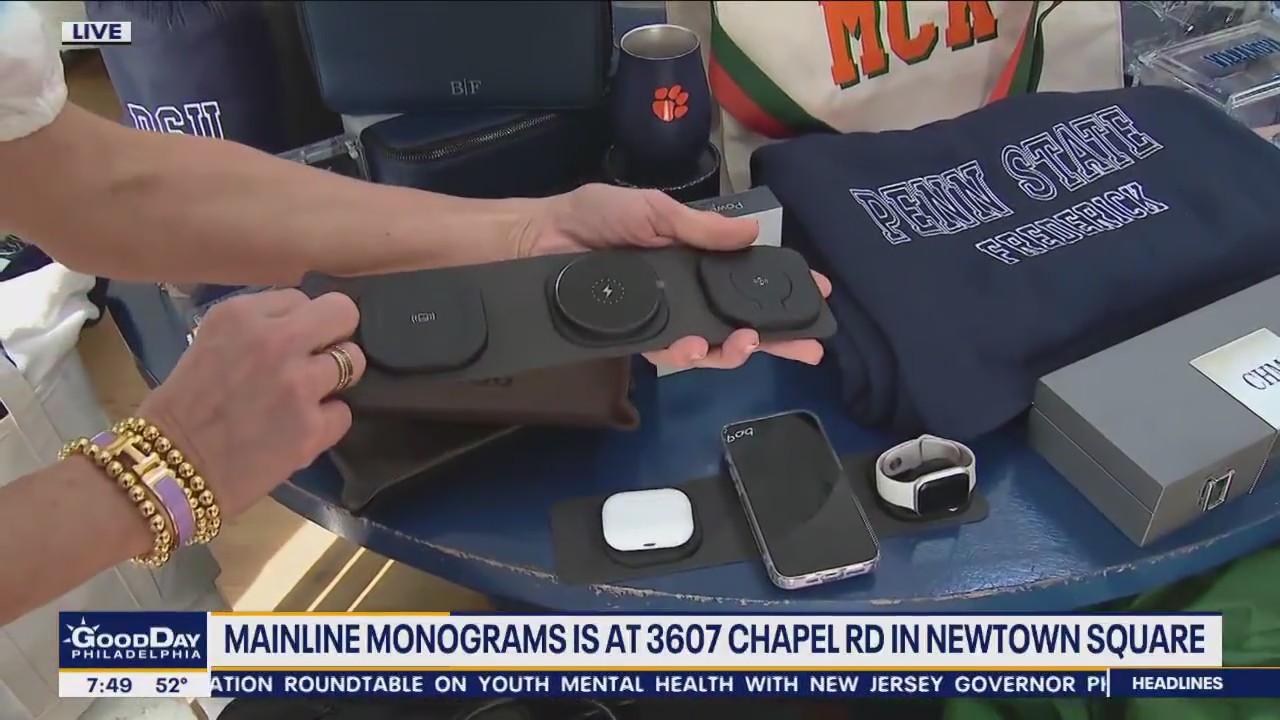 Shopping for personalized graduation gifts in Newtown Square