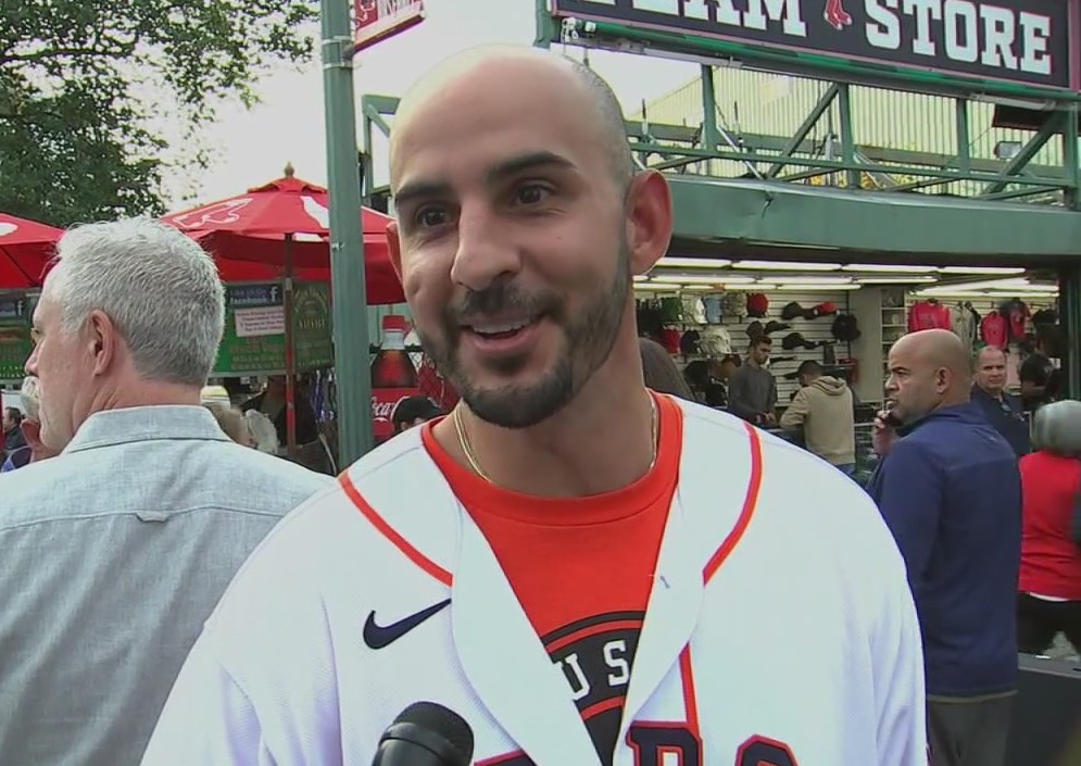 Catching up with fans amid Game 5 of the ALCS between Astros and Red Sox in Boston