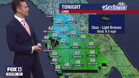 Tampa weather | Cooler temperatures continue
