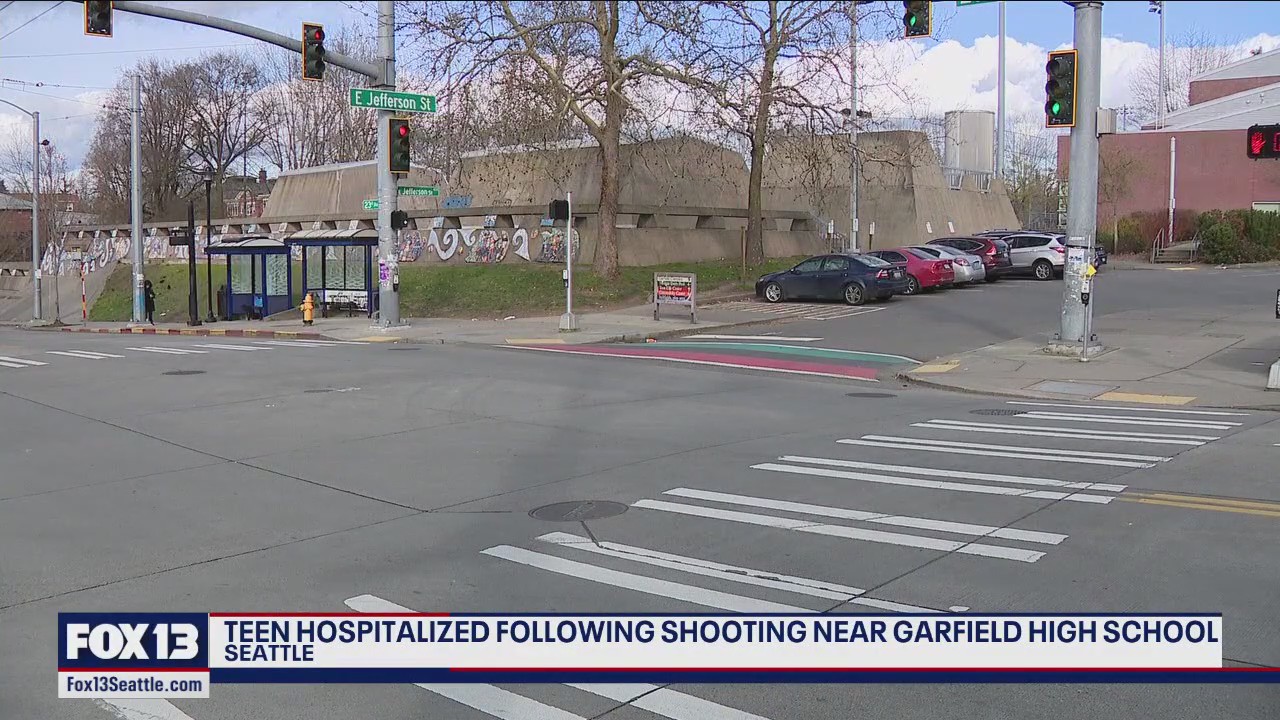 Teen hospitalized after shooting near Garfield HS | FOX 13 Seattle