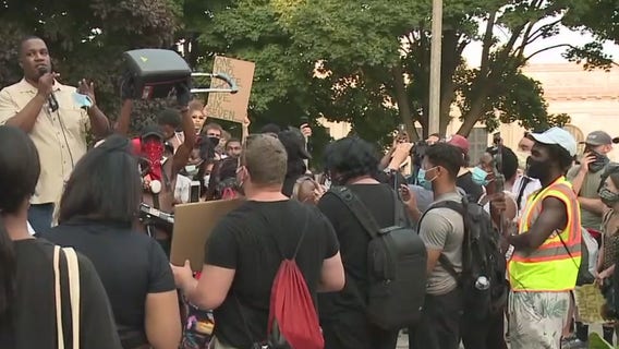 For 2nd night, protesters demand change in the name of Jacob Blake