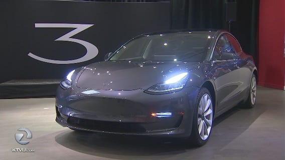 Tesla shows off Model 3 at private Palo Alto party