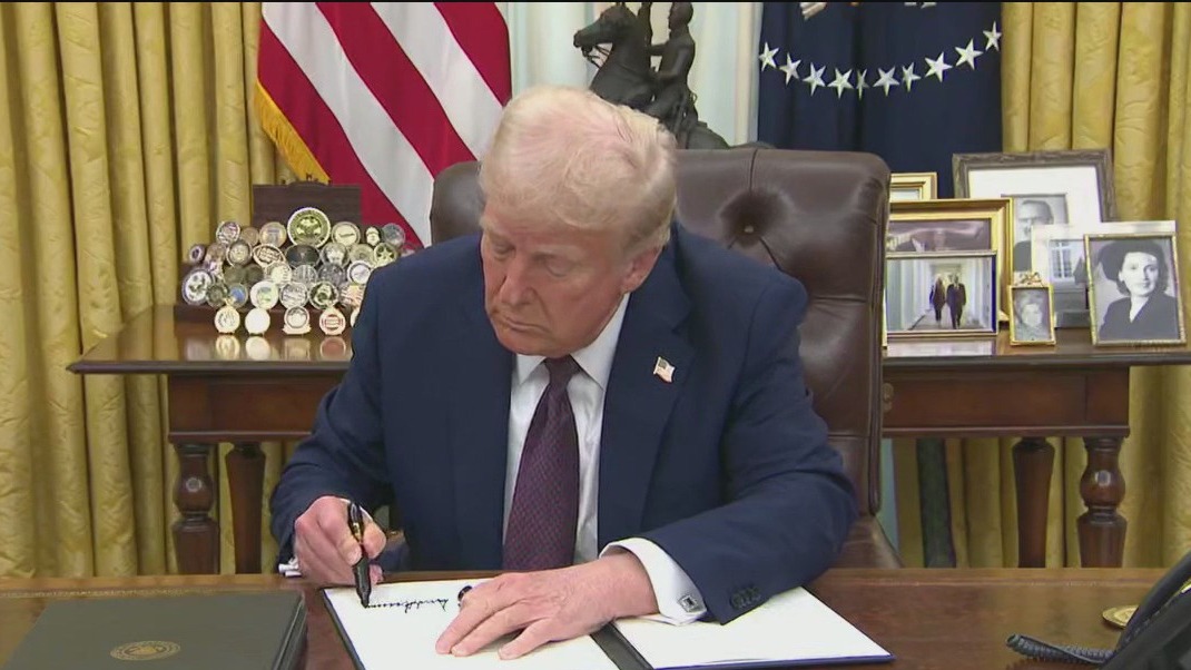 President Trump signs executive order declassifying files on JFK, RFK and MLK Jr assassinations