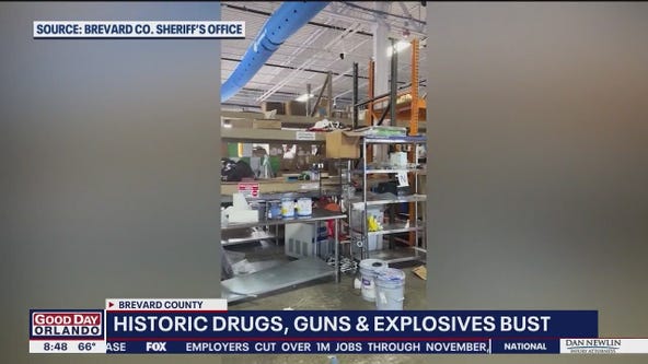 Brevard Sheriff, Wayne Ivey, on 'historic' guns, drug bust