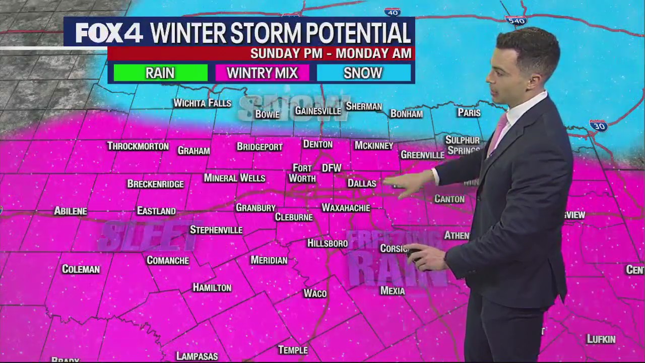 Dallas weather: Jan. 13 overnight forecast