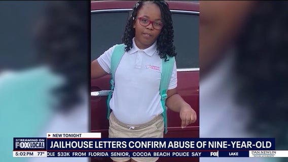 Jail letters draw scrutiny in death of 9-year-old girl
