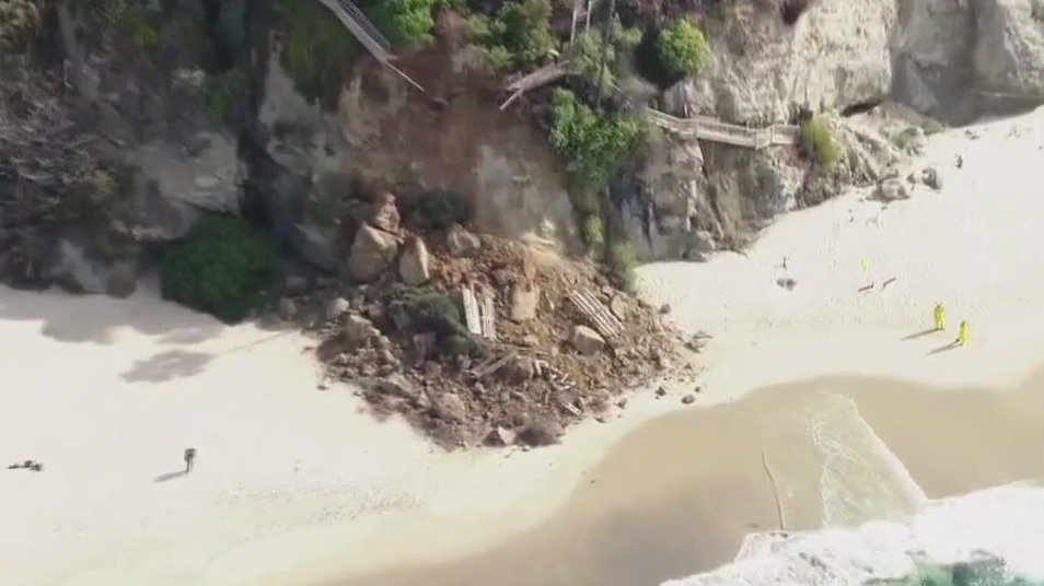 Landslide in Laguna Beach closes 1,000 Steps Beach