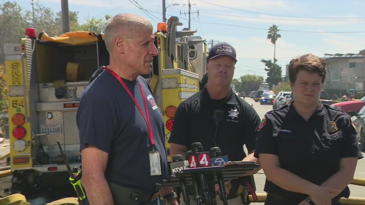 San Rafael officials discuss major apartment fire