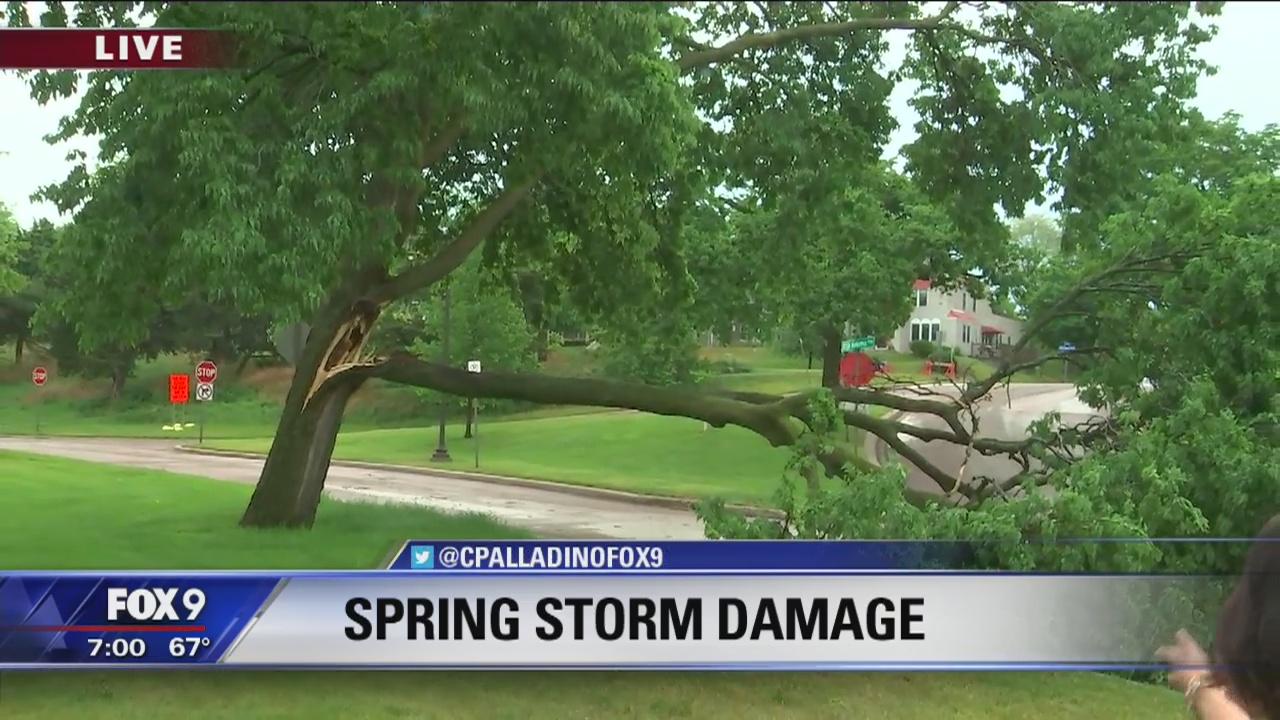 MN wakes up to storm damage, power outage after first severe weather of season