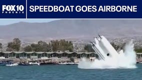Racers survive wild speedboat crash at Lake Havasu