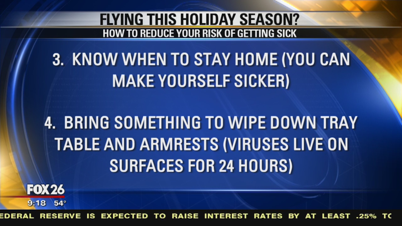 Staying healthy while traveling