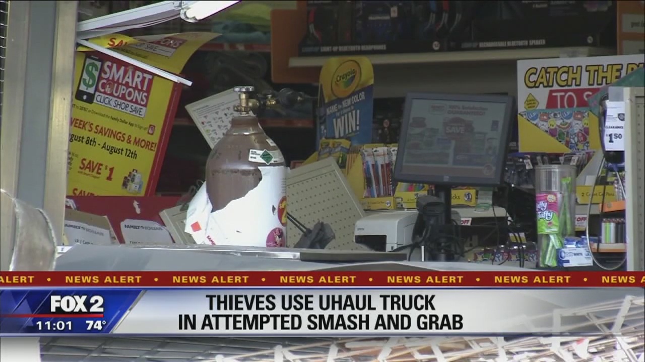 Suspects try stealing Family Dollar safe with U-Haul