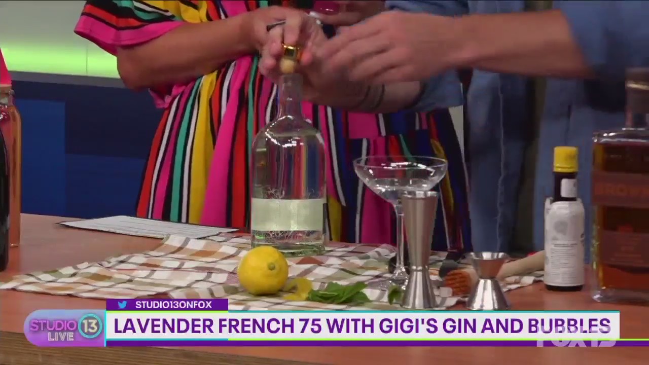 Seattle Sips: Lavender French 75 with Gigi's Gin and Bubbles