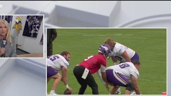 Vikings getting ready for Week 1 Monday night game at Bears