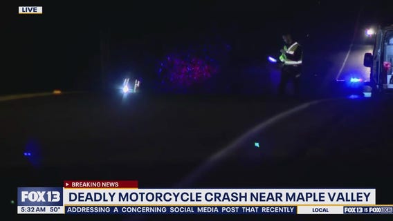 1 dead, 1 injured in motorcycle crash near Maple Valley, WA
