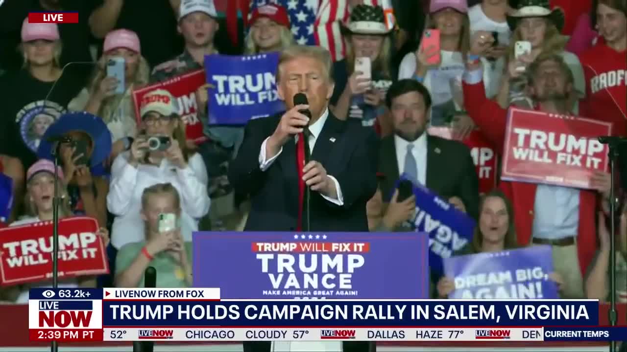 FULL SPEECH: Trump holds rally in Salem, Virginia | FOX 5 DC