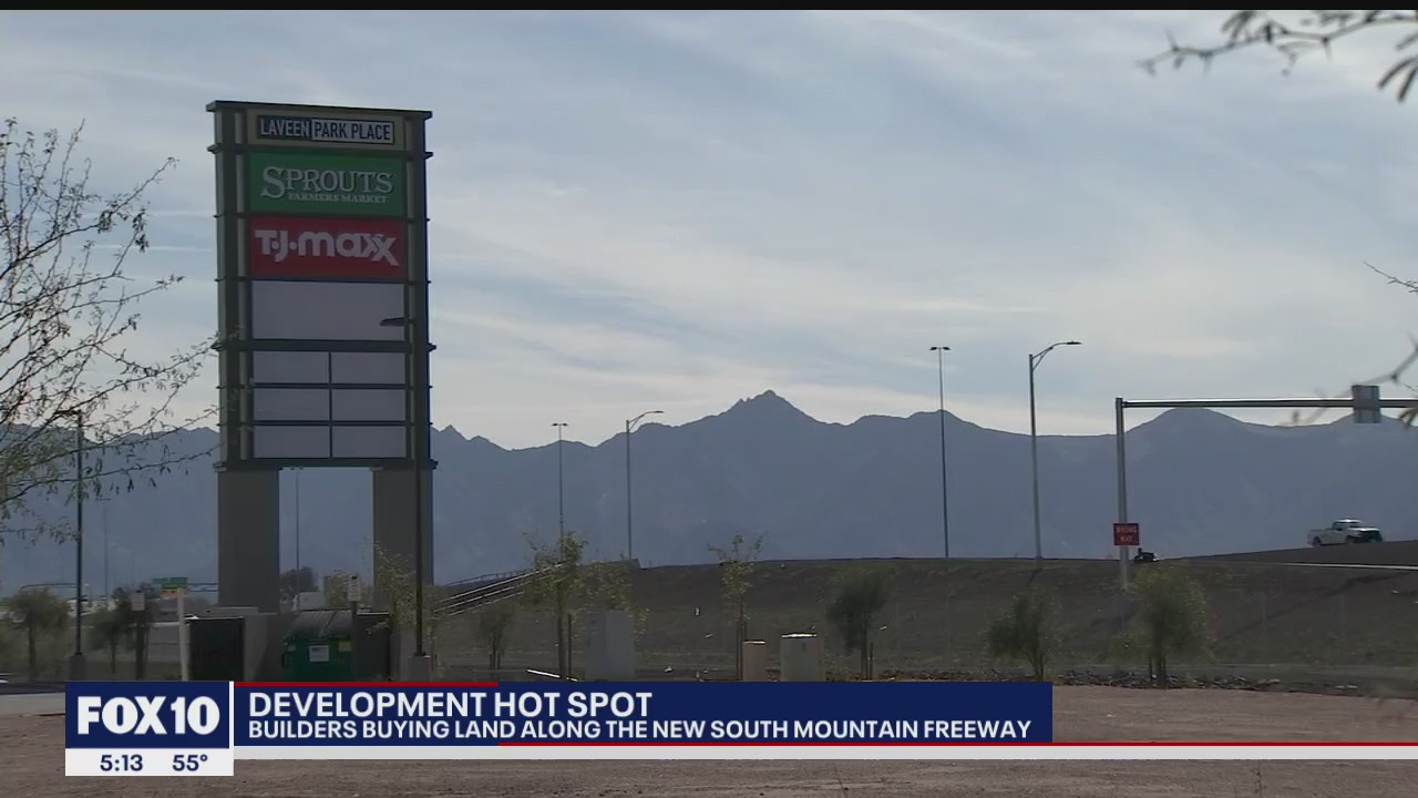 Area near the newly expanded Loop 202 South Mountain Freeway is a hot spot for developers