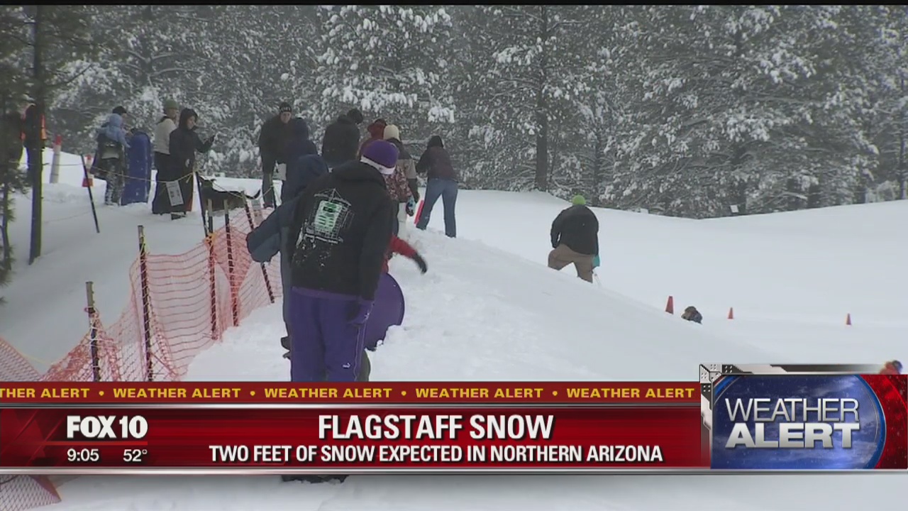 Flagstaff dealing with heavy snow
