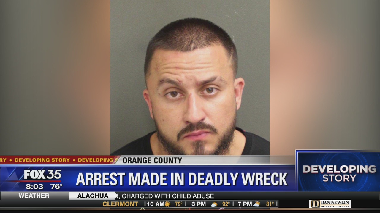 Driver arrested in deadly Orlando crash that killed 2 | FOX 35 Orlando