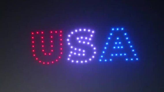 Communities opt for 4th of July drone light shows