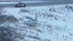 Freezing mist causing spinouts, crashes Friday morning