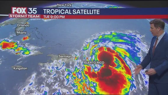 Tropical Storm Ernesto brings torrential rain to Puerto Rico