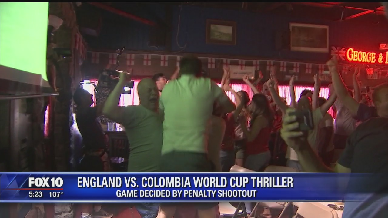 England fans witness soccer history at Phoenix pub