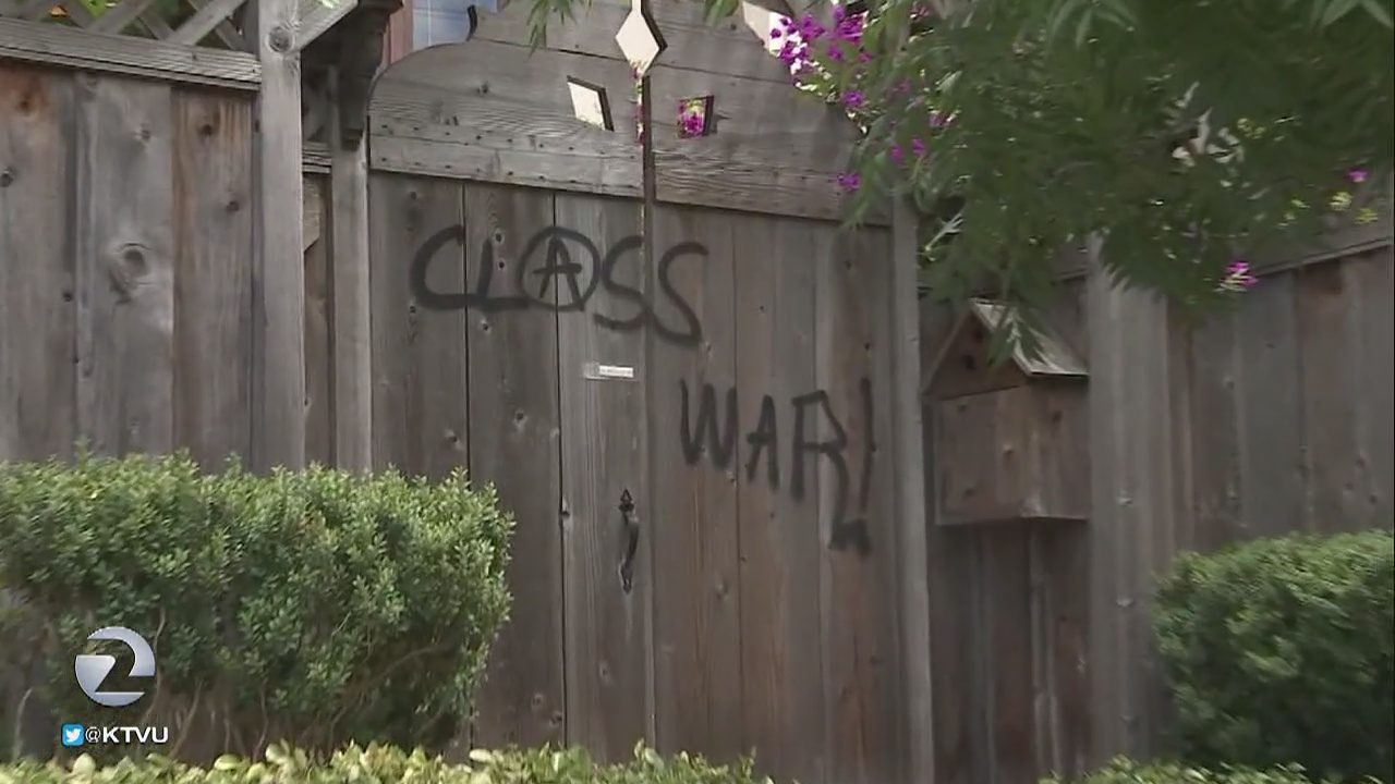 Vandalism using anarchy symbol investigated as hate crime in Berkeley