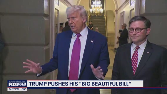 Trump pushes his 'big, beautiful bill' on Capitol Hill
