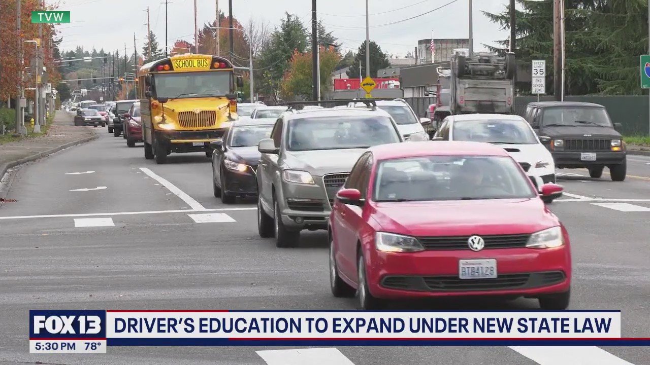 Driver's ed expands in WA under new law