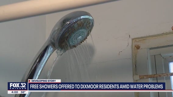 Dixmoor residents offered free showers amid ongoing water problems