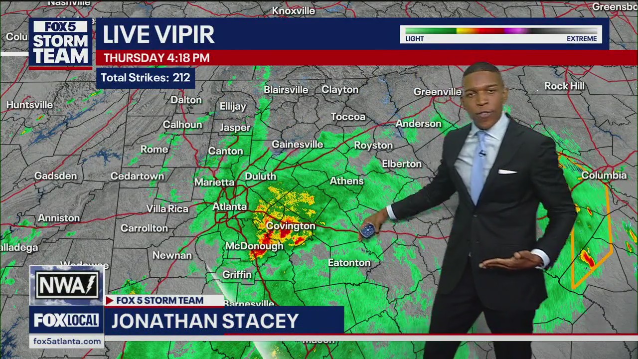 Thursday afternoon forecast | FOX 5 Atlanta