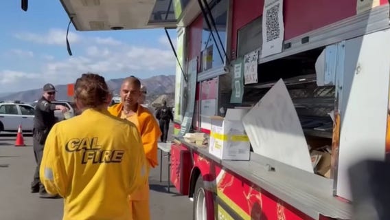 LA Hare Krishna temple serves meals to fire responders