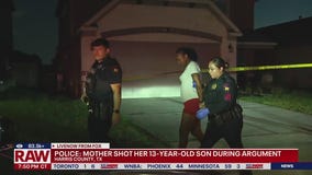 Mom arrested after shooting teen son, police say