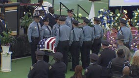 Officer Mitchell memorial service in Connecticut [RAW]