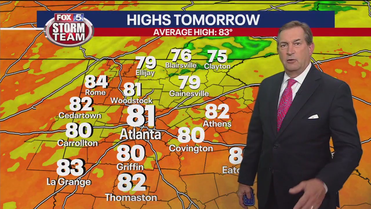 Tuesday night forecast | FOX 5 Atlanta