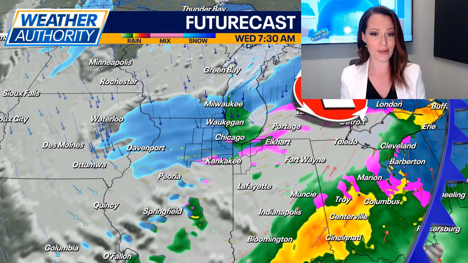 Chicago Weather: Rain will transition to snow, leading to a snowy morning commute