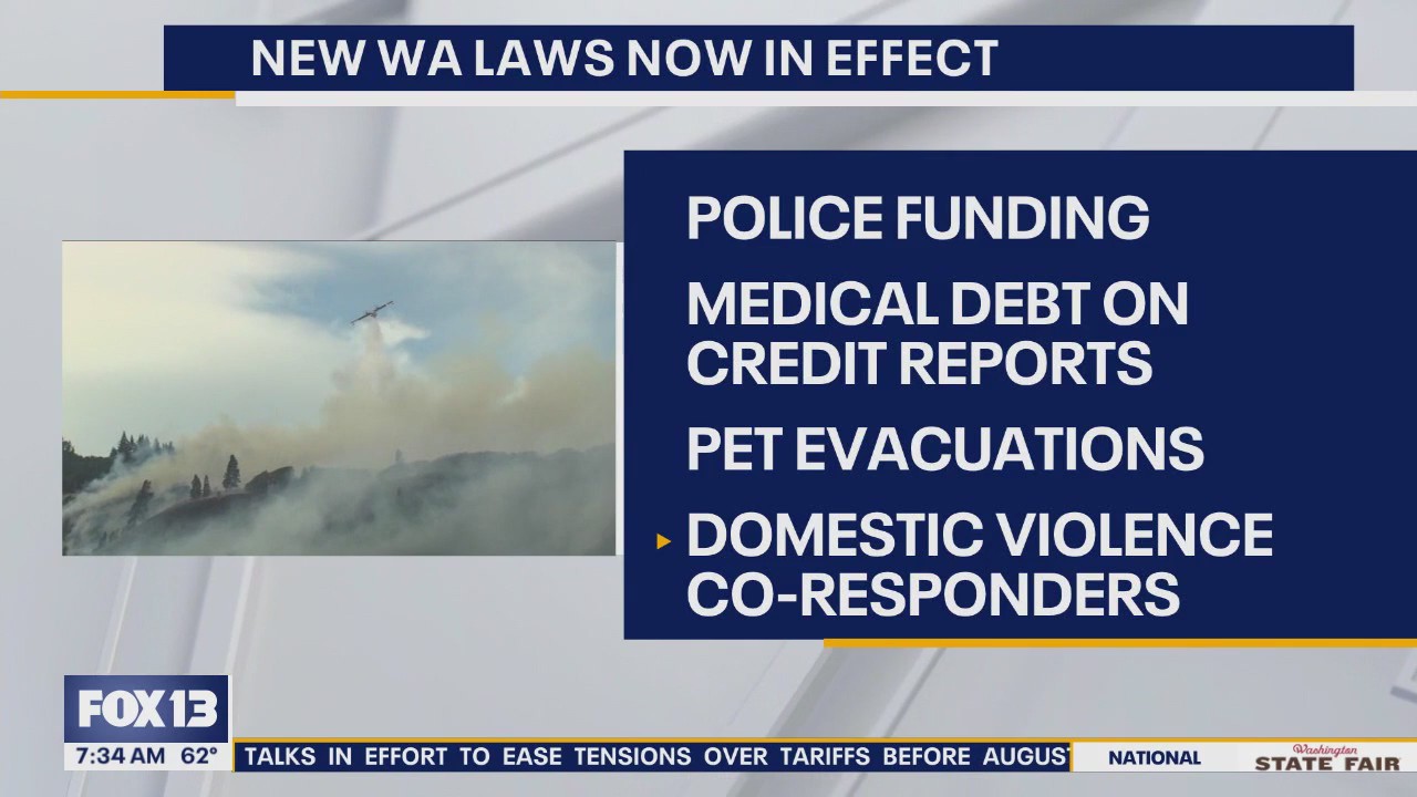 New WA laws now in effect