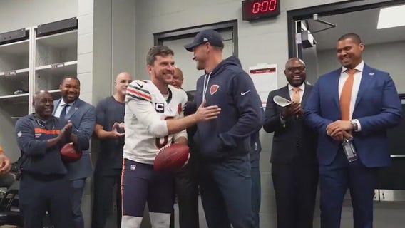 Bears take first place in NFC North behind last-second win