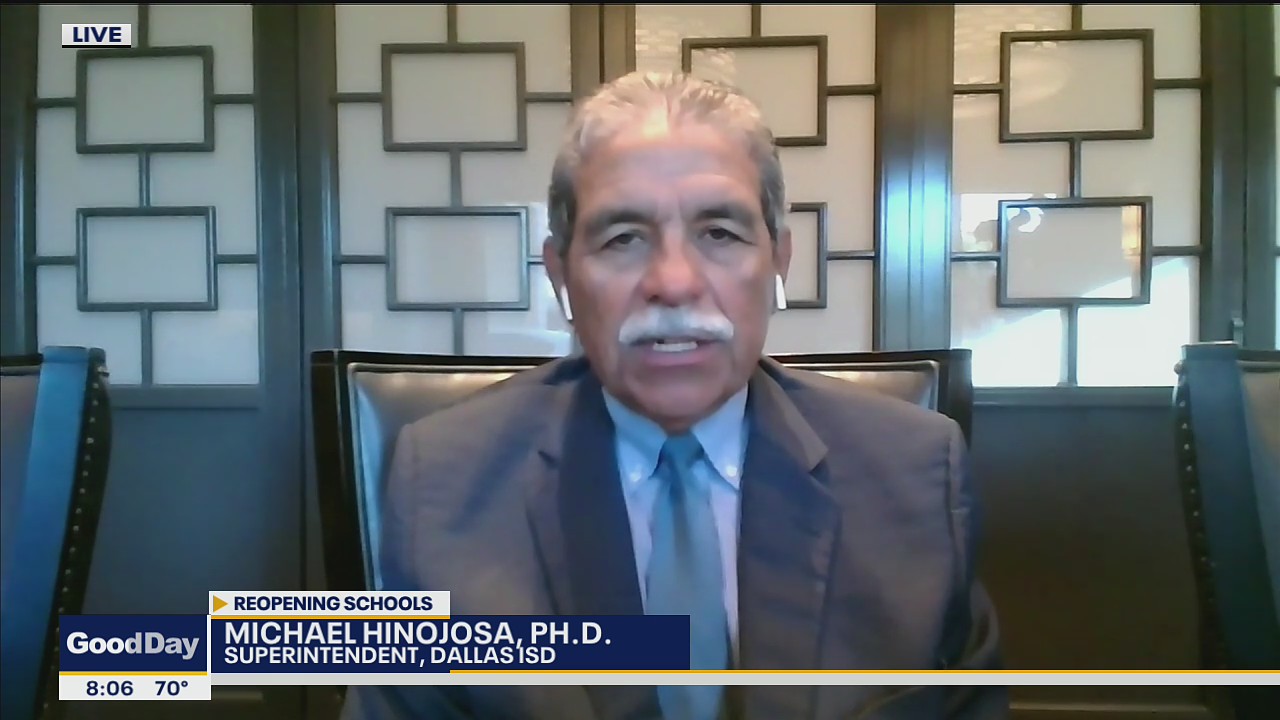 Dallas ISD superintendent discusses plans to reopen schools