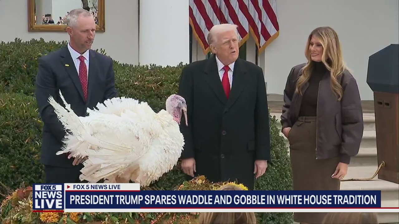 Trump honors turkey pardon tradition