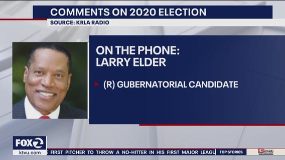 Larry Elder says he disagrees with the Supreme Court's decision to dismiss 2020 election lawsuits