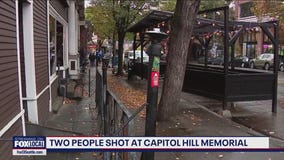 2 shot at memorial in Seattle's Capitol Hill neighborhood