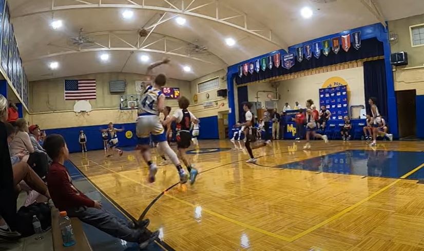 Milton Pope 8th grader makes game-winning full-court shot