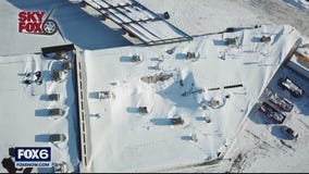 Roof of Sturtevant gas station collapses; snow, construction may be to blame