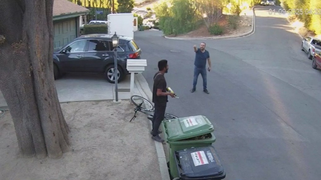 Man with blowtorch detained in Woodland Hills